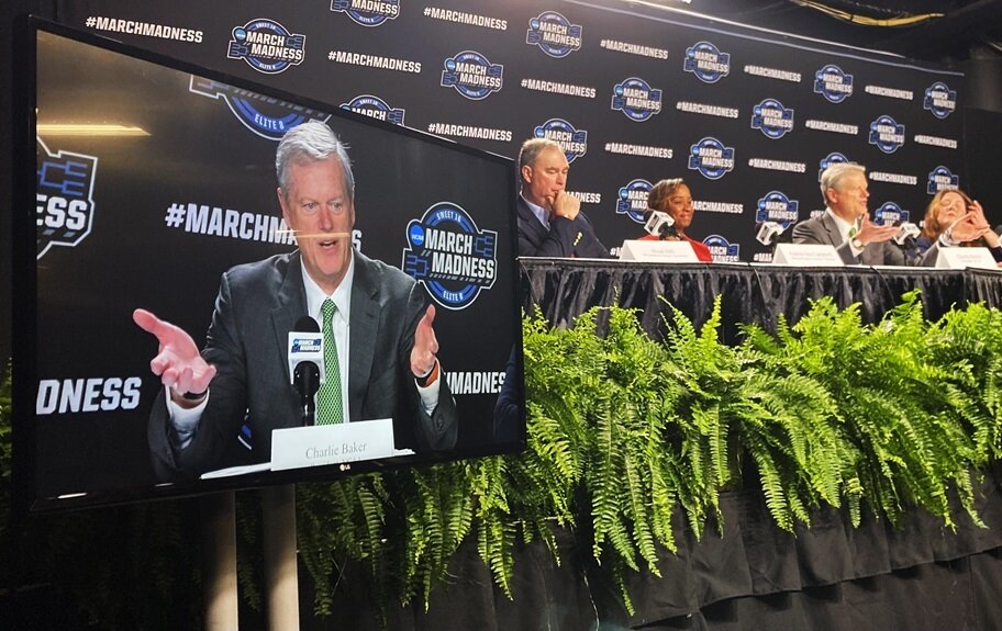 NCAA President Charlie Baker talks about gambling