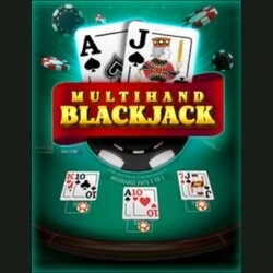 Multi-Hand Blackjack title card.