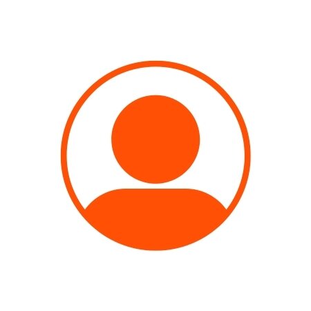 Orange personal details icon