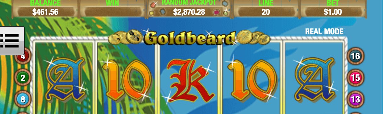 Bovada Goldbeard Screenshot