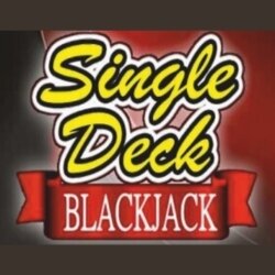 Single Deck Blackjack game tile.