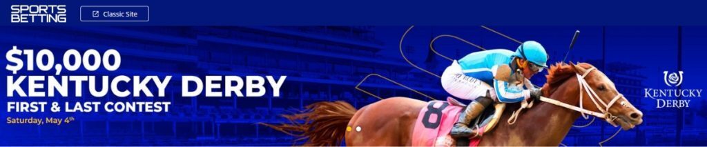 Kentucky Derby first and last contest at SportsBetting.ag