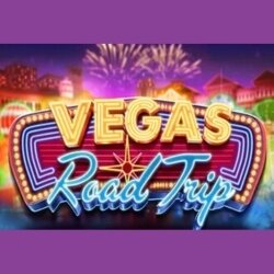 Vegas Road Trip slot game tile.