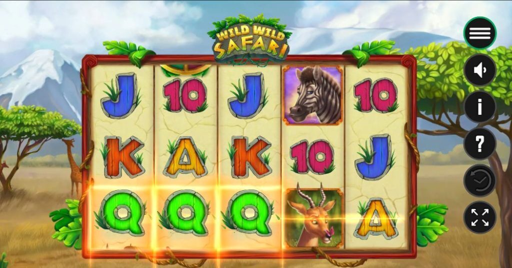 Wild Wild Safari slots gameplay