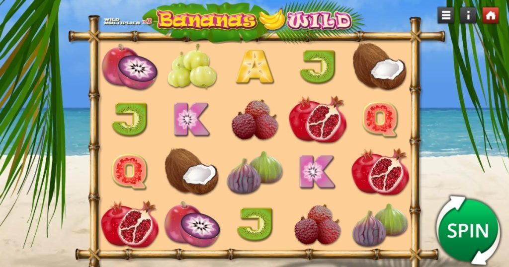 Bananas Wild online fruit slots gameplay.