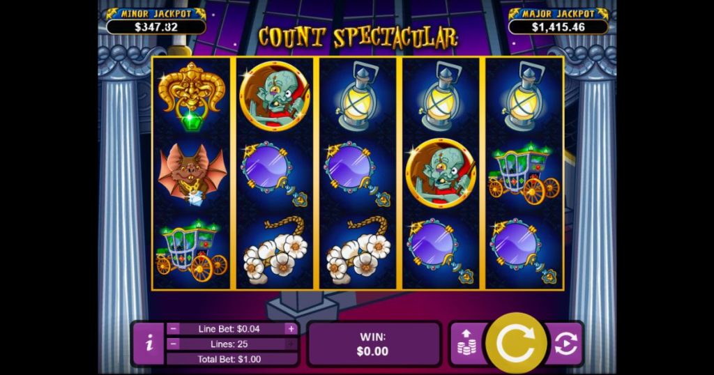 Count Spectacular online slot gameplay.