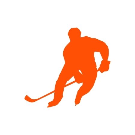 Orange NHL prop icon.