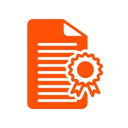 Orange terms and conditions icon