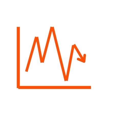 Orange high variance icon