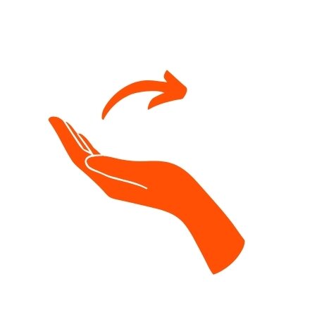 Hit hand signal for blackjack