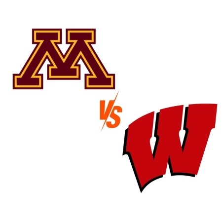 Minnesota and Wisconsin team logos
