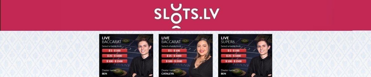 Slots.lv live dealer baccarat