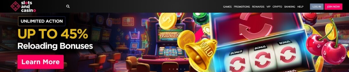 SlotsandCasino banner