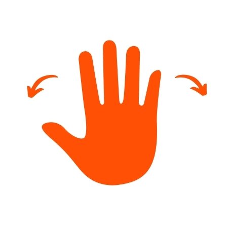 Stand hand signal for blackjack