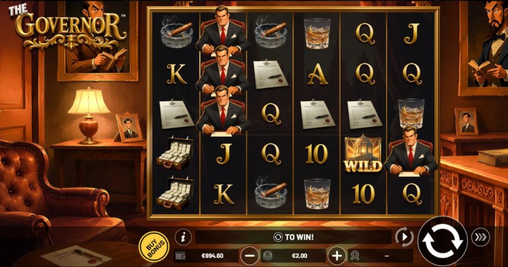 THE Governor online slot gameplay