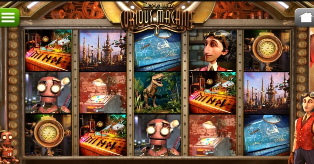 The Curious Machine high RTP slot gameplay