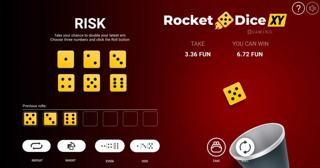 Rocket Dice XY gameplay