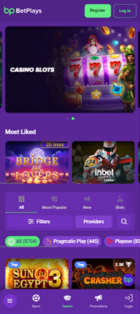 BetPlay Casino accessed via mobile browser.