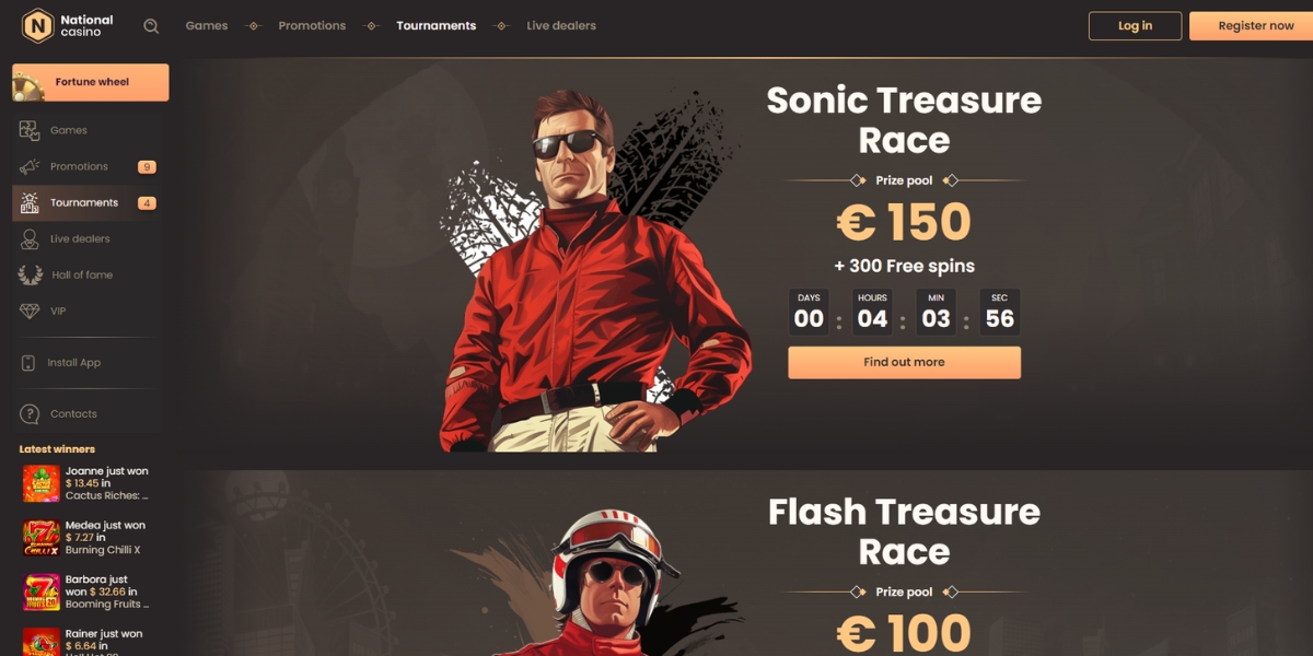 Tournaments at National Casino