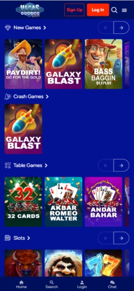 Vegas Casino Online mobile games.