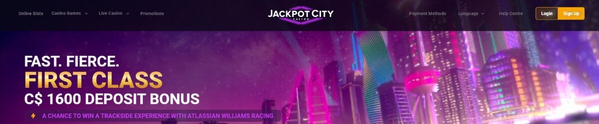 Jackpot City Banner