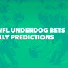 NFL Week 1 Upset Picks: Best Underdog Predictions