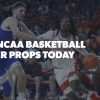 College Basketball Player Props – Best NCAAB Prop Bets Today, November 3
