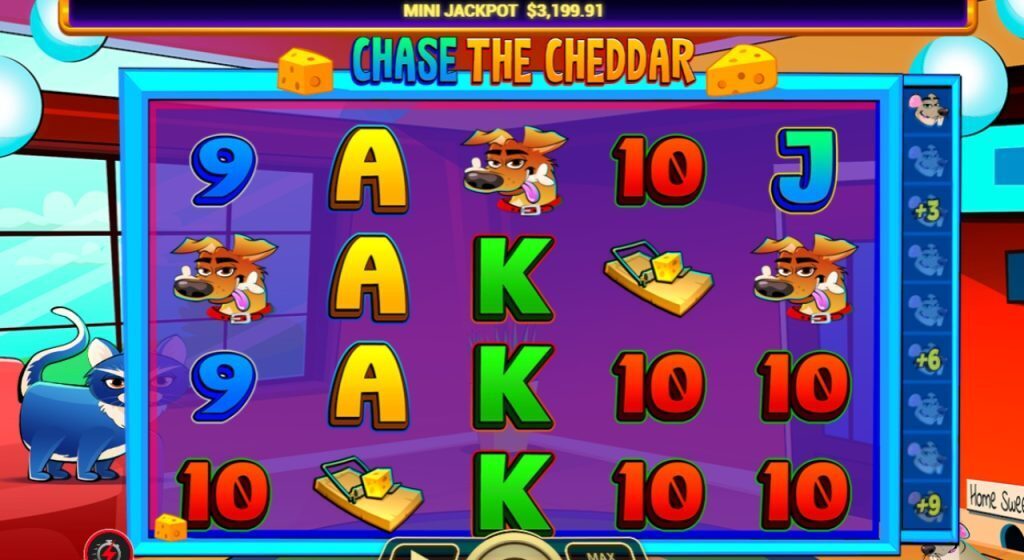 Chase the Cheddar cats slot