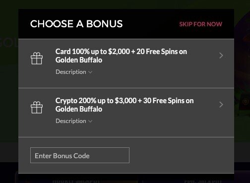 Slots.lv Choose a Bonus