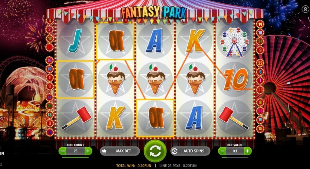Fantasy Park ice cream slots