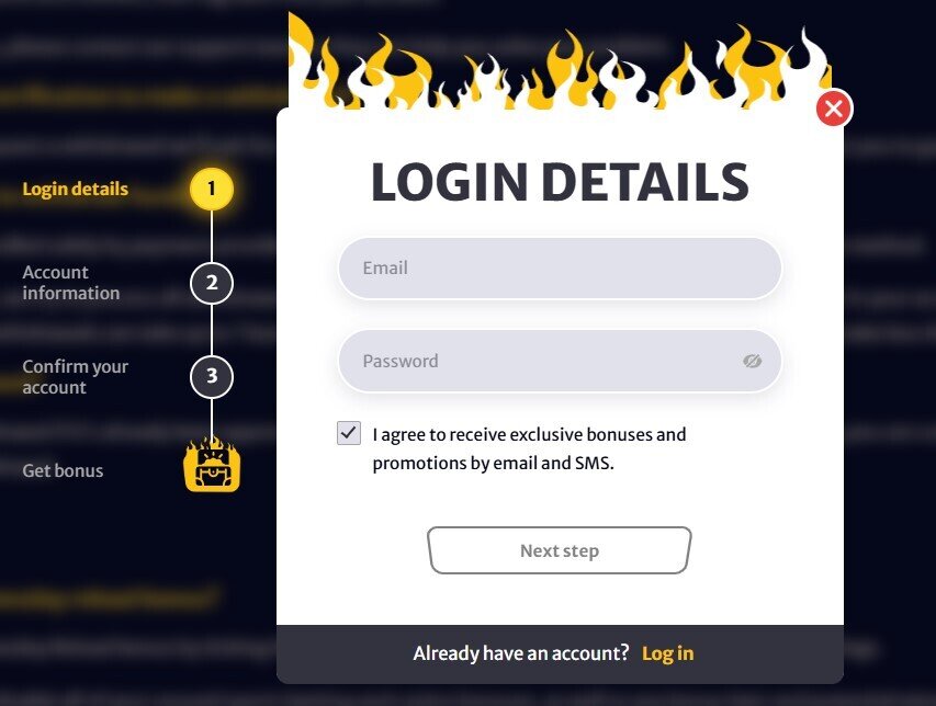 Login Details