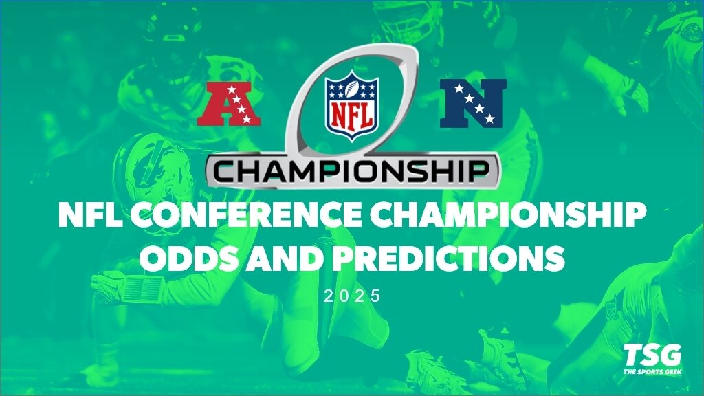 2025 NFL Conference Championship odds and predictions
