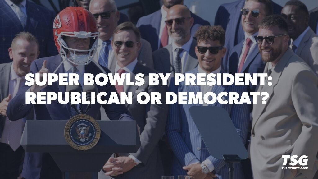 Super Bowls and President's Political Party