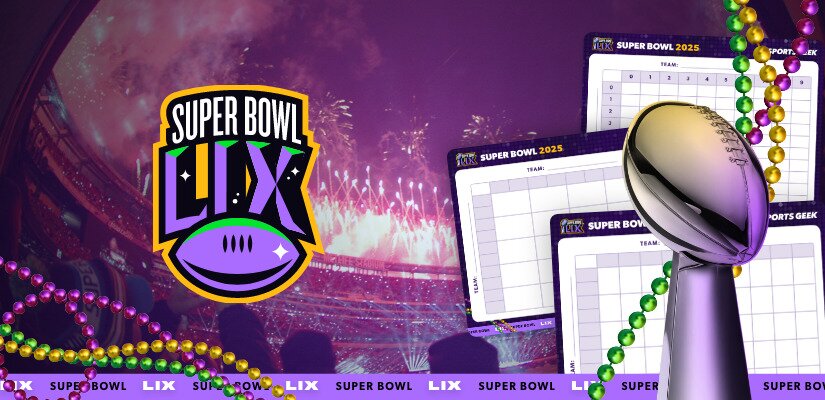 Free Super Bowl Squares Templates