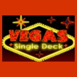 Simplified blackjack variant featuring a single deck for strategic gameplay and better odds.