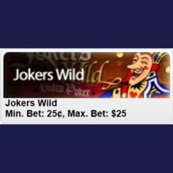 Jokers Wild offers exciting gameplay with a 96.99% RTP and a $0.25 minimum bet.
