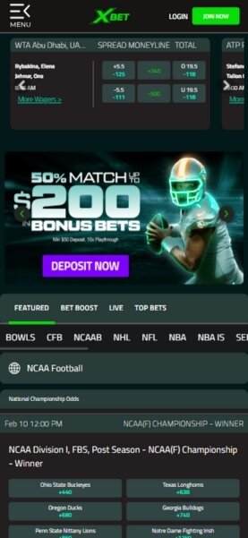 XBet Mobile Sportsbook