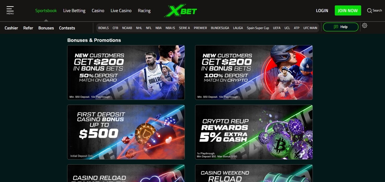 XBet Promotions