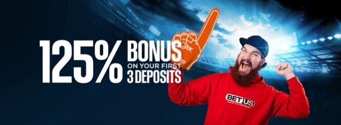 BetUS’s 125% Welcome Deal