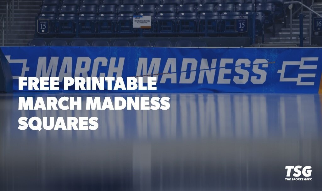 Printable Free March Madness Squares Templates for 2025