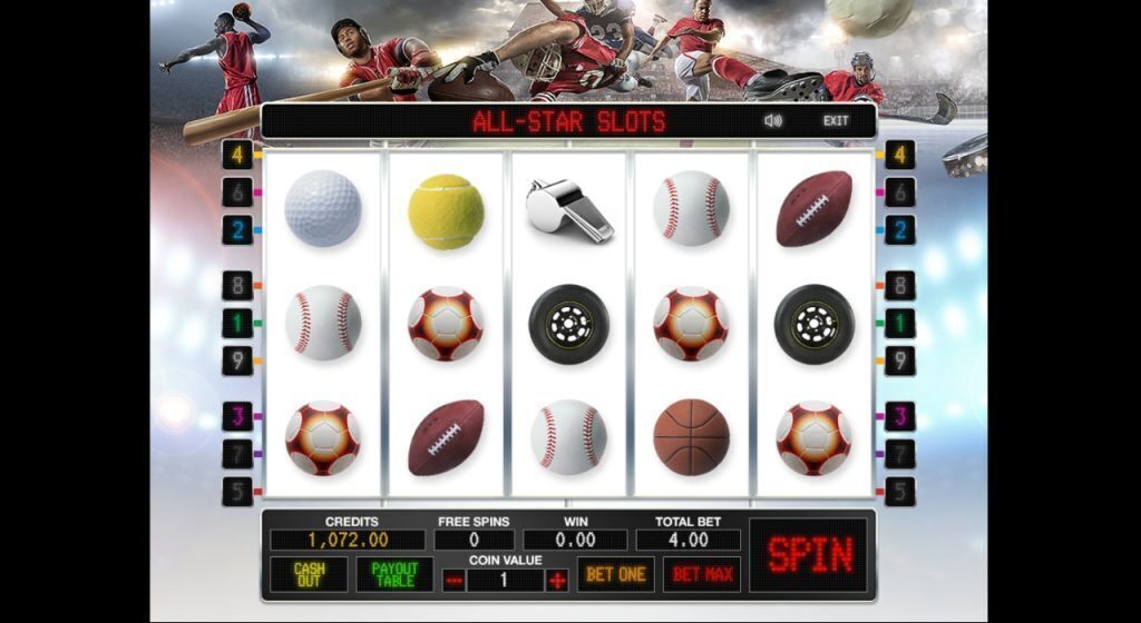 5-Reel All-Star Slot baseball
