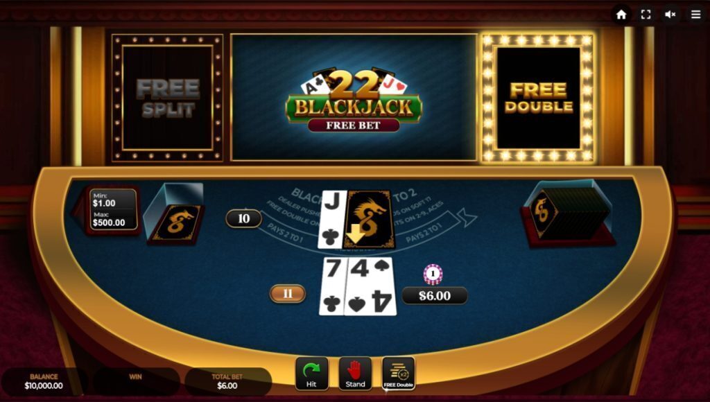 Blackjack Free Bet