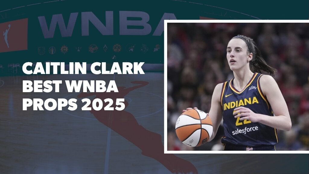 Caitlin Clark WNBA prop bets for 2025.
