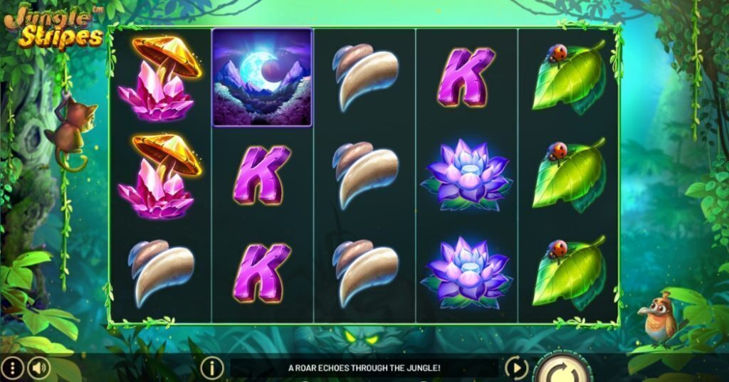 Jungle Stripes slot gameplay.