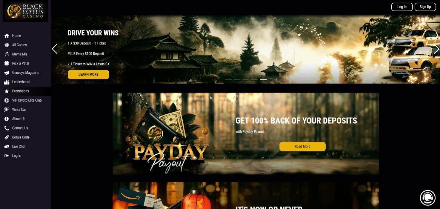 Black Lotus Casino Promotions