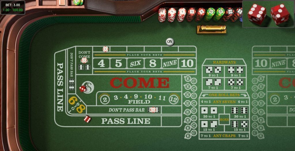 Don't Pass Wager in Craps