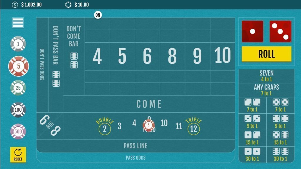 Craps Field Bet