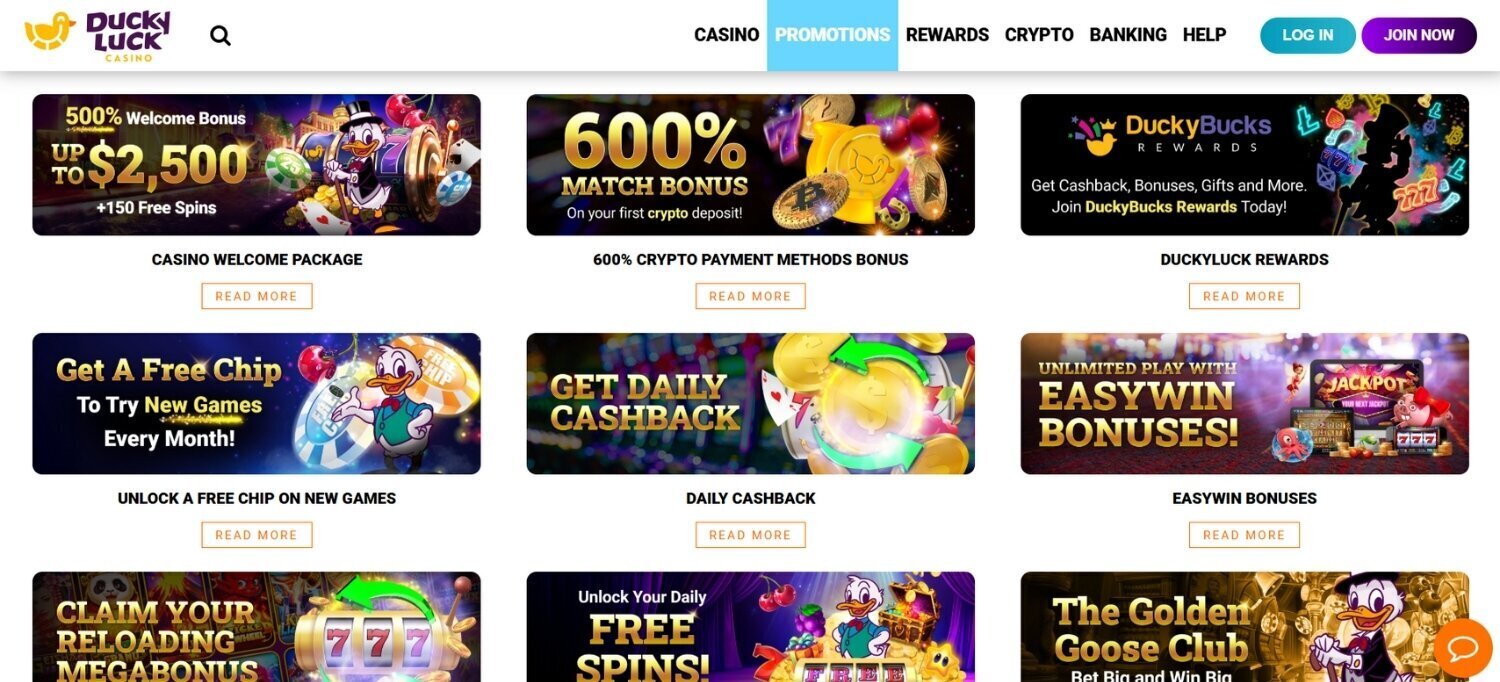 DuckyLuck Promotions