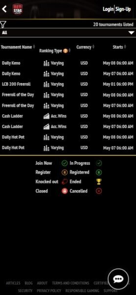Red Stag Mobile Tournaments