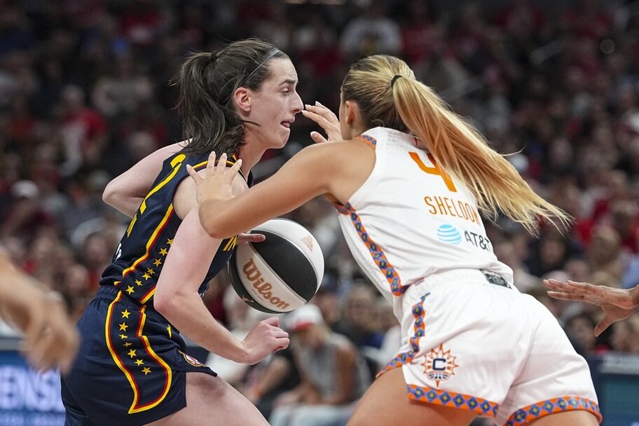Clark Gets in Scuffle, Teammates Respond in Testy Win Over Connecticut